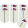 3" Heavy Duty Packing Tape, 12 Rolls, Clear, 3" Core,