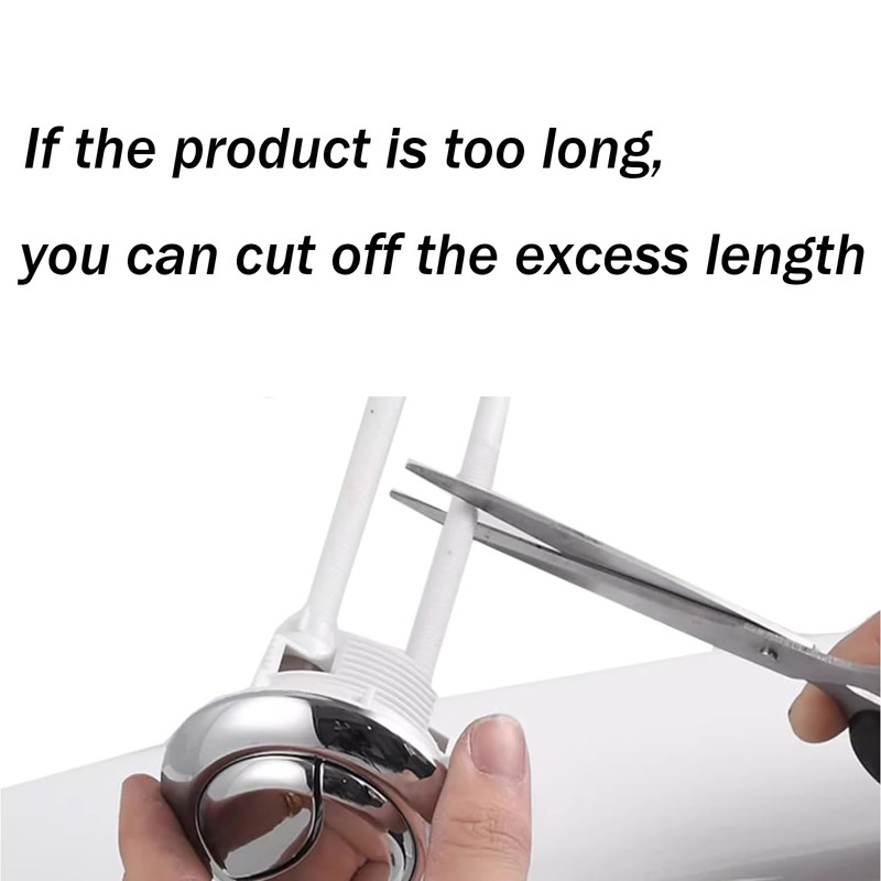 58mm/2.2 inch Toilet Tank Button Toilet Button Flush Button Replacement