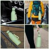 flintronic 550 ml Drinking Bottle with Strap, Matcha Green