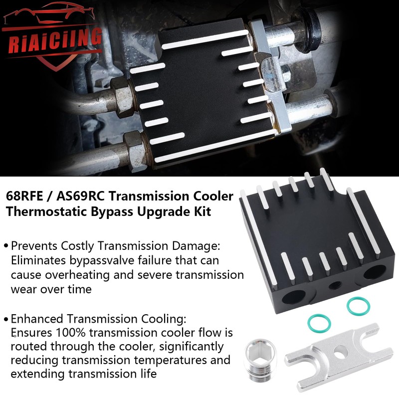 RiAiCiING Thermal Bypass Valve Upgrade with Billet Filter Coupler Fit