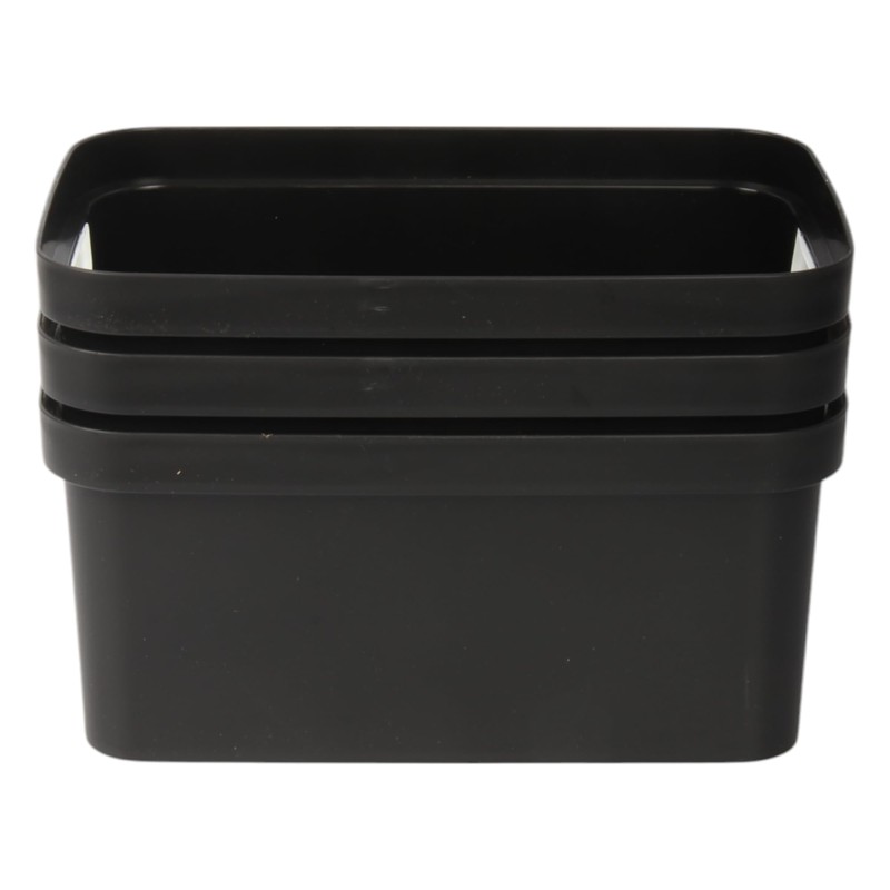 Jolie Max Plastic Storage Boxes with Lid, 3 Set of