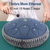 YoungMonic Steel Tongue Drum 13 Inches 15 Notes C Major