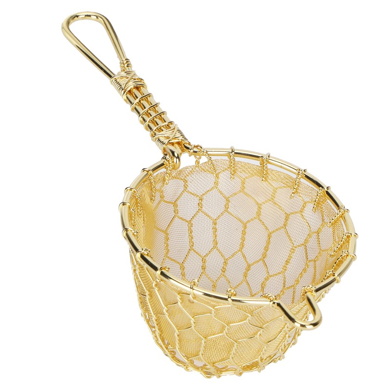 Copper Tea Infuser Strainer Reusable Loose Leaf Teapot Filter with