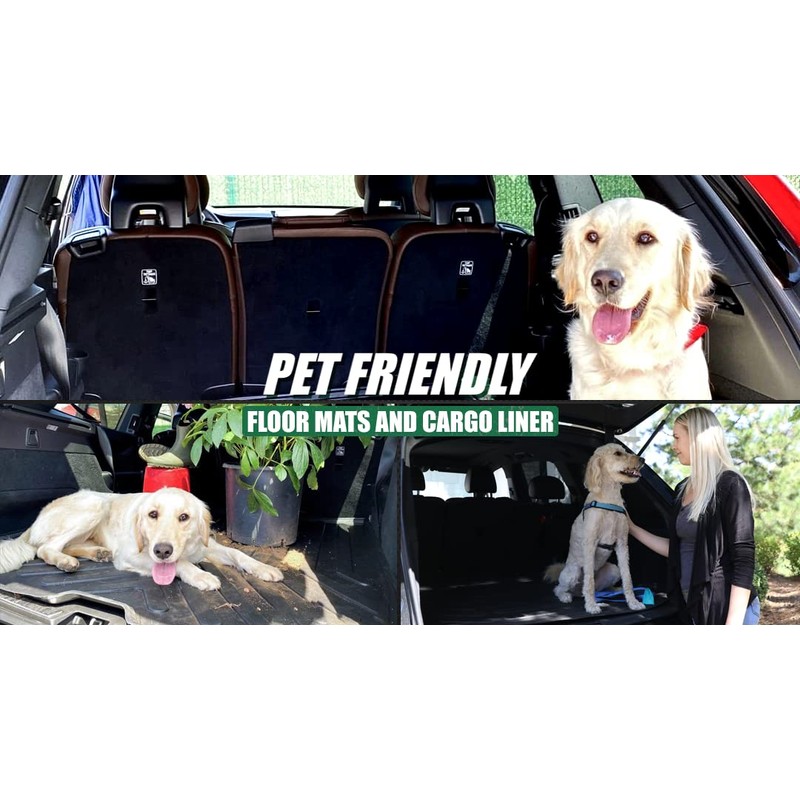 Croc Liner All Weather Cargo Liners Compatible with Hyundai Palisade