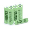 QBLPOWER AA Ni-MH 600mAh 1.2V Rechargable Solar Light Batteries for