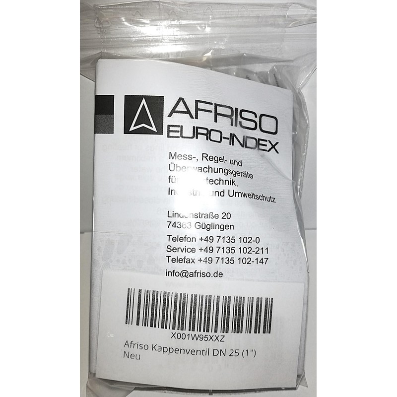 Afriso Cap Valve DN 25 (1 Inch)