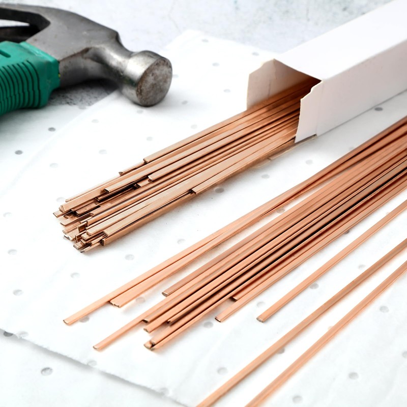 Tandefio 40 Sticks Brazing Rods AWS BCup-5 15% Silver Solder