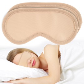 2 Pcs Castor Oil Pack for Eyes, Reusable Washable Bamboo Flannel Castor Oil Wrap with Adjustable Elastic Strap, Soft Comfortable Castor Oil Compress Pads - Less Mess, Comfort Sleep