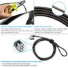 LORADAR Laptop Cable Lock - 6.7Ft Security Cable with Adhesive