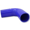 2.5" Silicone Coolant Hose Blue 90 Degree with 6" Legs