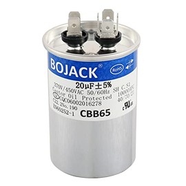 BOJACK 20 uf 370 V 450 V CA CBB65 Motor y ventilador de arranque redondo condensador 20 MFD 10000AFC