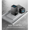 PANPEO USB 3.0 Keystone Jack Insert – Female to Female