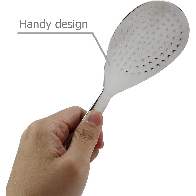 Stainless Steel Rice Paddle Spoon Spatula Non Stick for Rice