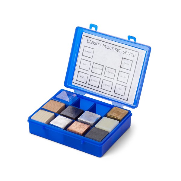 United Scientific™ DCSET10, Density Cube Set of 10, Designed for use in The Classroom or Home