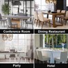 Odot Light Grey Chair Covers, Dining Chair Covers Set of