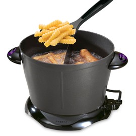 Presto 05450 DualDaddy Electric Deep Fryer, Black