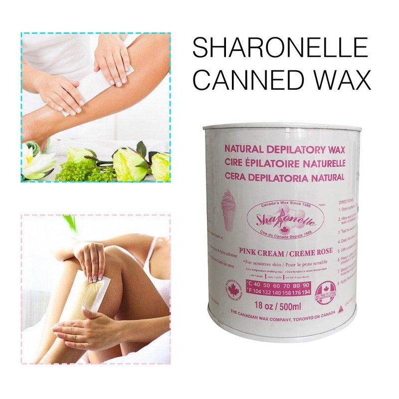 Sharonelle Soft Wax All Purpose Natural Depilatory Canned Wax((1 pcs,