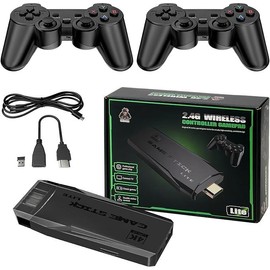 2025 M8  Newest 20000+ Games Retro Game Console Video Gaming: HDMI 4K Mini NES Classic Edition Game Stick Emulator with 2.4G Wireless Controllers, Plug and Play Video Games for TV 4k  hd Wireless Retro