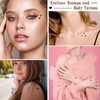 Dsaren Eyeliner Waterproof Black Liquid Eyeliner Stamp Tattoo Smudge-Resistant Durable