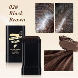Peine Tinte Pelo, Tinte de Cabello, Peine Coloración Pelo Portátil, Cubrir Canas, Retoques Rápidos Peine para Teñir el Cabello de Mujeres y Hombres (2
