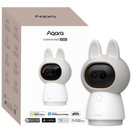 Aqara G350 Camera Hub, Surveillance Security Camera, Indoor, 4K Wide Angle, 2.5K Telephoto Matter Controller, Zigbee Hub, 360° Panel, 9x Zoom, Pet Camera, Surveillance Camera, HomeKit, Alexa Compatible, Baby Monitor, Night Vision, Auto Tracking, AI Detec