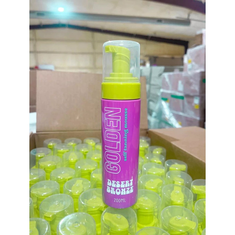 Desert Bronze Self Tanner Mousse - 200ml bottle Vegan, Organic,