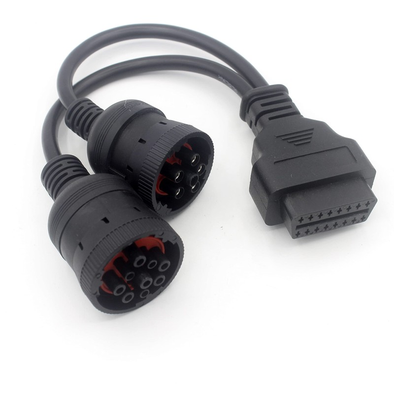 LoongGate SAE J1939 9 Pin and 6 Pin to OBDII
