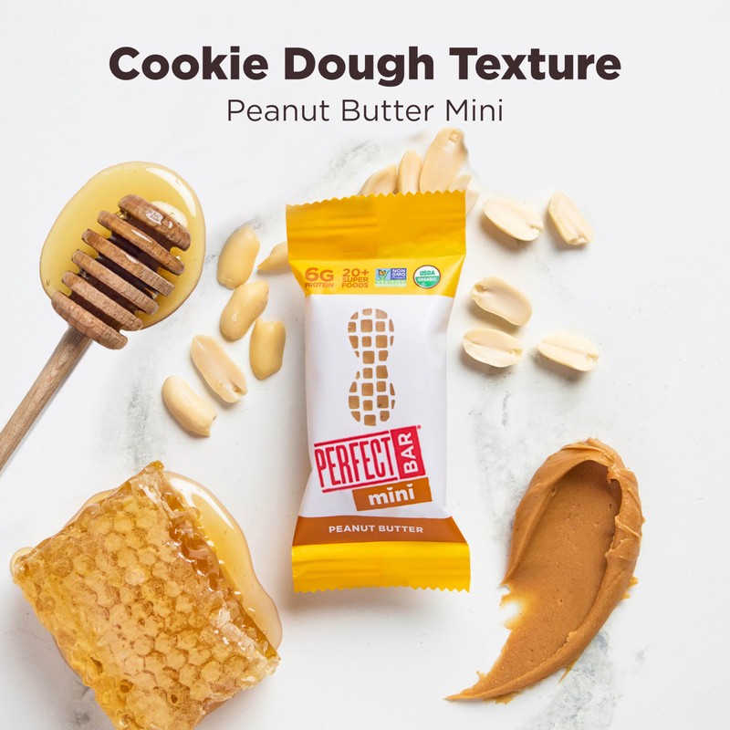 Perfect Bar Mini, Peanut Butter Protein Bar, Protein Snack, Snack