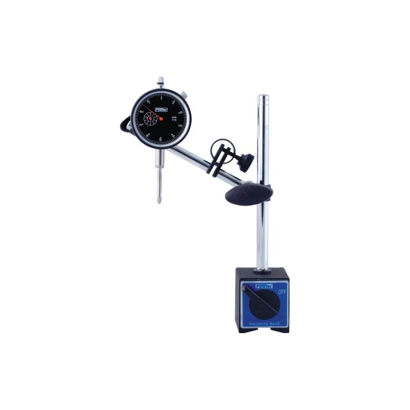 Fowler 52-520-199 Magnetic Base and Black Face Indicator With Fine