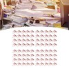 19mm 80pcs Binder Clips Strong Clamping Force Metal Hollow Tail