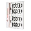 10 Pairs Magnetic Lashes Kit Liquid Eyeliner Tweezer Lightweight False