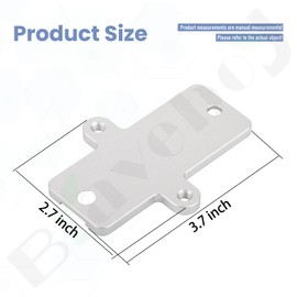 Aluminum 57824279 13577429 Sensor Mount/Bracket for GM Billet Flex Fuel Sensor Moun 13577429 57824279 6061 - W/Mounting Screws