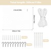 heqxwl Nylon Cat Protection Net for Balcony, No Drilling, Transparent,