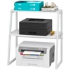 Arbuxzuy Printer Stand for Desk, Desktop Printer Shelf, 3 Tier