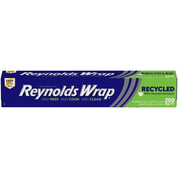 Reynolds Wrap Recycled Aluminum Foil, 200 Square Foot Roll