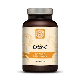 Kala Health - Ester-C tablets 1000 mg high-dose calcium ascorbate with vitamin C metabolites and 100 mg citrus bioflavonoids is the strongest form of vitamin C - contributes to the immune system