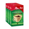 Melitta #2 Cone Coffee Filters, Natural Brown, 100 Count (Pack