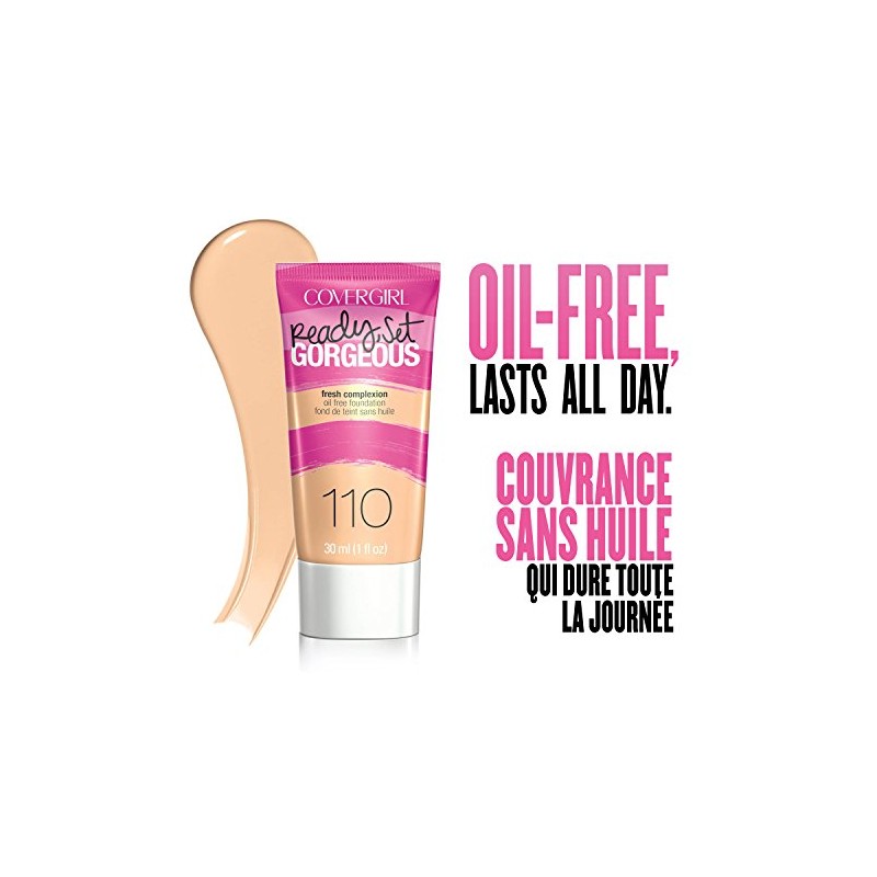 COVERGIRL Ready Set Gorgeous Foundation Buff Beige 115, 1 oz