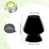 ECOLEMON Large Opening Matcha Whisk Holder for Shin Chasen, Black