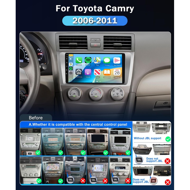 2+64G for Toyota Camry 2006 2007 2008 2009 2010 2011