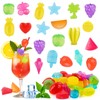 Reusable Ice Cube Tray, SilverChry Fruit Ice Cubes, Plastic, Reusable