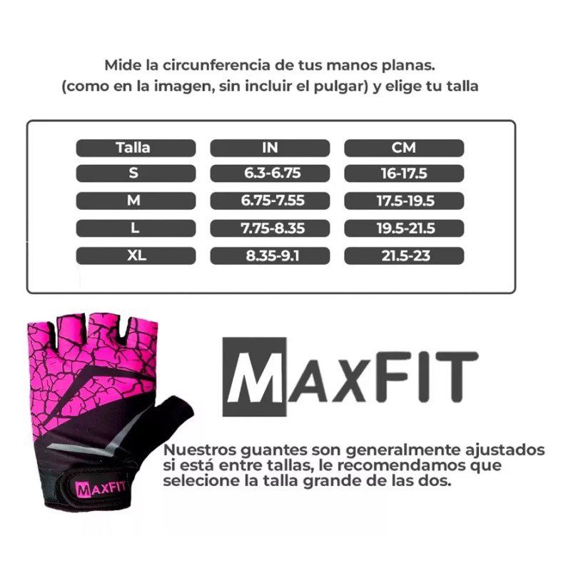 Maxfit Guantes Gym Tacticos Pesas Crossfit Gimnasio Maxfit St007