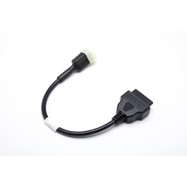 Fauvipone Motorcycle 6Pin to OBD2 Diagnostic Scanner Adapter Cable for Ka-wa-saki Motorbike, Compatible with Elm327 Diagnostic Scanner for Programming Reading Code ECU Tune…