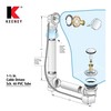 Keeney 645PVC Cable Driven PVC Bathtub Drain Kit for Standard