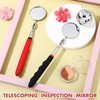 Copkim 2 Pcs Telescoping Inspection Mirror,29 Inch Mechanics Mirror Tool
