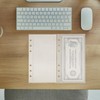SHINEOFI A6 Binder Dividers with 5 Clear Pp Pocket Pages