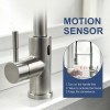 Matte Black Touchless Kitchen Faucet with Pull Down Sprayer, Motion