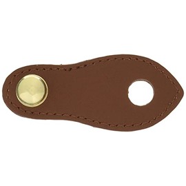 [KIWAYA] PPS-BR Genuine Leather PU Pin Strap, Brown (BRN Brown Pin Strap That Can Be Attached to End Pins or Jacks)