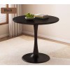 Unbranded Wood Round Dining Table Tulip Table Small Kitchen Table