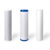 3 Replacement Reverse Osmosis Water Filters 2.5" x 9.75" :
